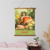 キノコの妖精サンダー_コーブ 吊り下げ型タペストリー (寝室)