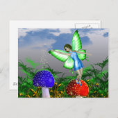 キノコの妖精 ポストカード (正面/裏面)