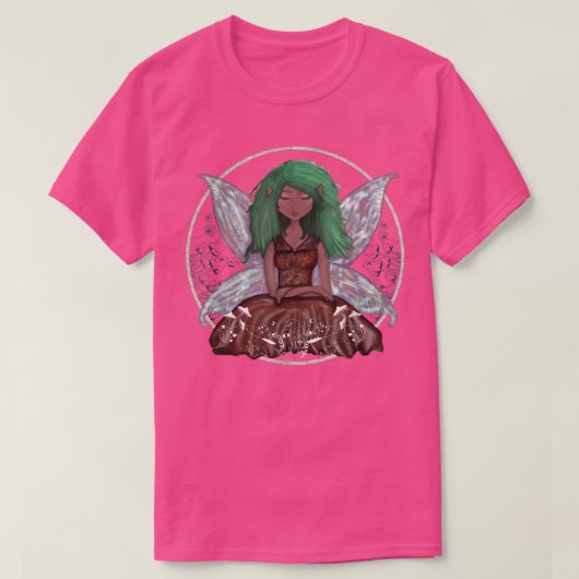 キノコの妖精 Tシャツ (デザイン正面)