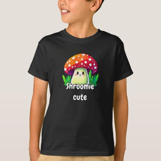キノコの守護者 面白い おしゃれ ユニーク 子供服 Tシャツ (正面)