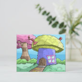 キノコの家 ポストカード (スタンド正面)