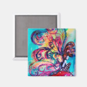 キノコの小小妖精や小人 マグネット (正面/裏面)