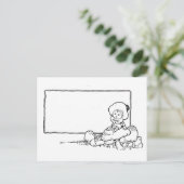 キノコの少年 ポストカード (スタンド正面)