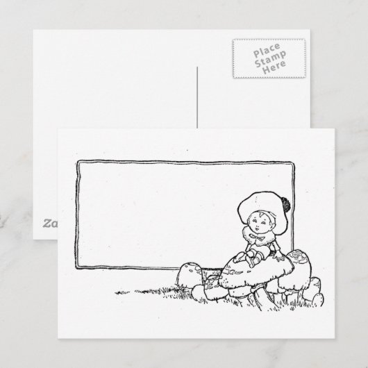 キノコの少年 ポストカード (正面/裏面)