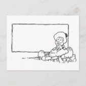 キノコの少年 ポストカード (正面)