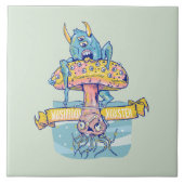 キノコの怪物 タイル (正面)