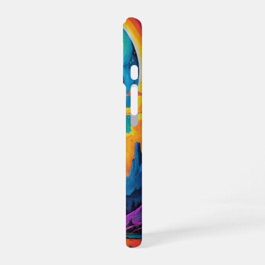 キノコの旅 iPhone 16ケース (左側面)