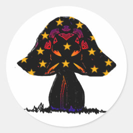 キノコの星 ラウンドシール