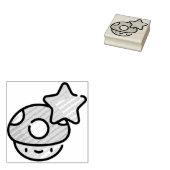 キノコの星 ラバースタンプ (押印)