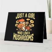 キノコの服を愛するただの女の子が贈り物をする カード (正面)