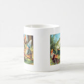 キノコの格言とカエル コーヒーマグカップ (中央)