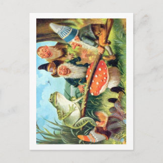 キノコの格言とカエル ポストカード