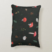 キノコの森かわいい枕 アクセントクッション (裏面(縦))