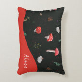 キノコの森かわいい枕 アクセントクッション (正面(垂直))