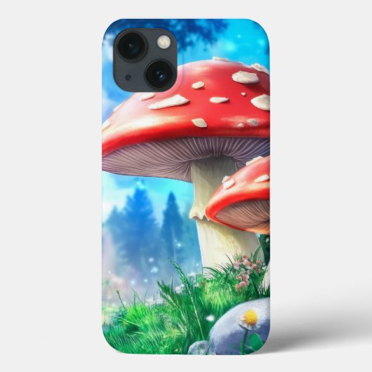キノコの森の幻想芸術 Case-Mate iPhoneケース (裏面)