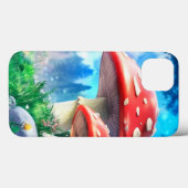 キノコの森の幻想芸術 Case-Mate iPhoneケース (裏面 (横))
