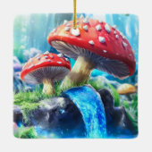 キノコの森 セラミックオーナメント (裏面)