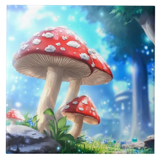 キノコの森 タイル (正面)