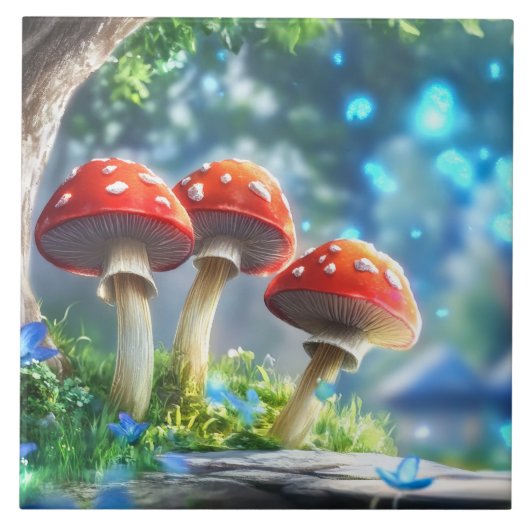 キノコの森 タイル (正面)