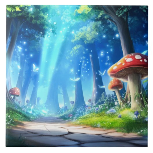 キノコの森 タイル (正面)