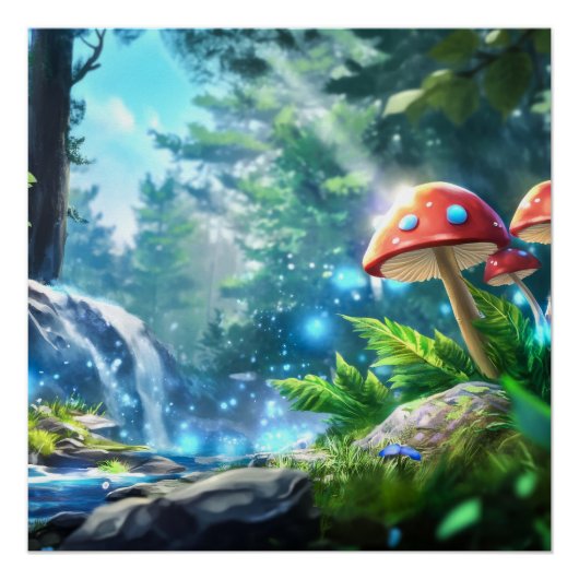 キノコの森 ポスター (正面)