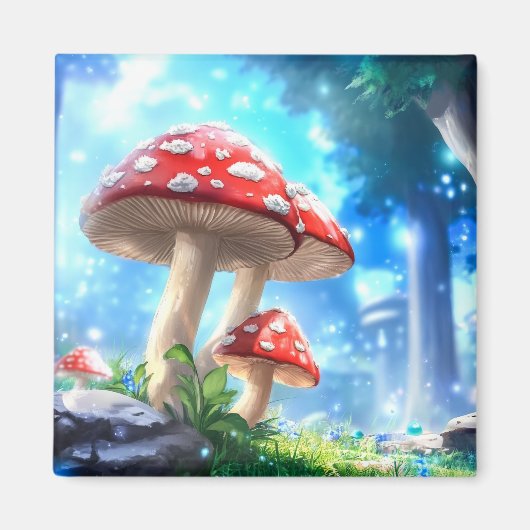 キノコの森 マグネット (正面)