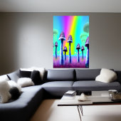 キノコの森 | AIアートポスター ポスター