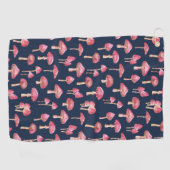 キノコの水のカラーパターン ゴルフタオル (横)