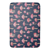 キノコの水のカラーパターン バスマット (正面縦)