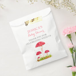 キノコの水の色かわいい赤ちゃんシャワー フェイバーバッグ