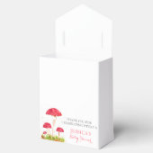 キノコの水の色かわいい赤ちゃんシャワー フェイバーボックス (オープン)