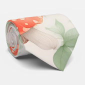 キノコの水の色のパタカラフルーンパーソナライズされた ネクタイ (ロール)