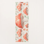 キノコの水の色のパタカラフルーンパーソナライズされた ヨガマット (裏面)