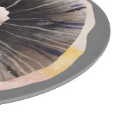 キノコの水色 カッティングボード (角)