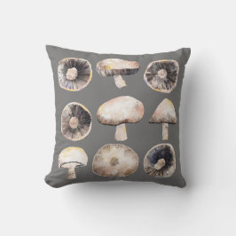 キノコの水色 クッション