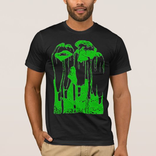 キノコの滴 Tシャツ (正面)