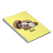 キノコの漫画イラストレーション ノートブック (右側)