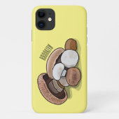 キノコの漫画イラストレーション Case-Mate iPhoneケース (裏面)
