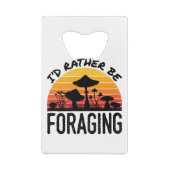 キノコの狩り私はむしろフォーミングしたい クレジットカード栓抜き (裏面)