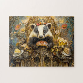 キノコの玉座のファンタジー ジグソーパズル