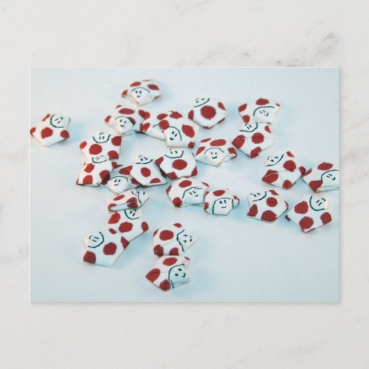 キノコの男性 ポストカード (正面)