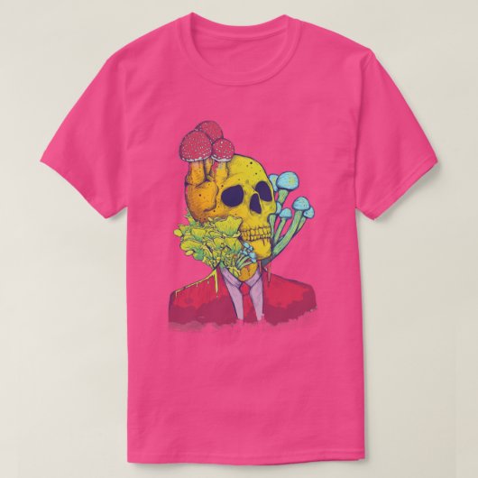 キノコの男 Tシャツ (デザイン正面)