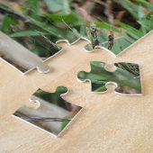 キノコの白ペア自然 ジグソーパズル (側面)