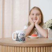 キノコの神秘的なウサギ コーヒーマグカップ