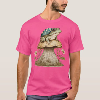 キノコの美容カエル11 Tシャツ
