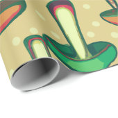 キノコの背景 ラッピングペーパー (ロールコーナー)