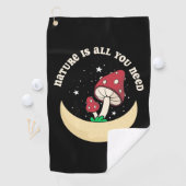 キノコの自然が必要 ゴルフタオル (インサイチュ)