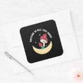 キノコの自然が必要 スクエアシール (封筒)