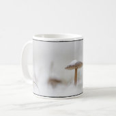 キノコの自然写真 コーヒーマグカップ (正面左)