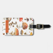 キノコの荷物タグ ラゲッジタグ (正面横)